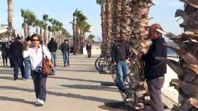 gunesli hava - Aralık ayında deniz keyfi - ANTALYA  Videosu