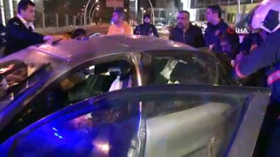 kirmizi isik -  Başkent'te feci kaza: 5 yaralı  Videosu