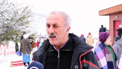 Davraz'da sisli havada kayak keyfi - ISPARTA