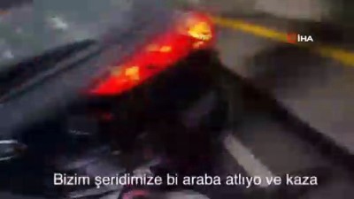 hatali sollama -  İstanbul’da hatalı sollama yapan düğün konvoyu kazaya neden oldu  Videosu