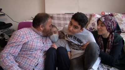  Engelli çiftin çocukları için verdiği mücadele...Anne-baba engelli, çocukları lösemi 