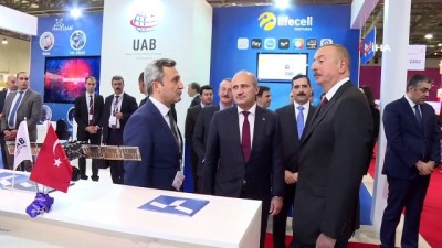 aliyev -  - Bakan Turhan ‘Bakutel-2018’ Fuarı’nda Türkiye ulusal standını ziyaret etti Videosu