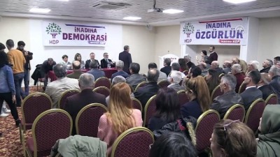 HDP Eş Genel Başkanı Sezai Temelli, Adana'da