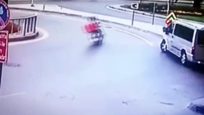 cop konteyneri -  İstanbul’da kazalar MOBESE kameralarına anbean yansıdı  Videosu