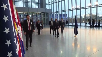 Dışişleri Bakanı Çavuşoğlu, NATO toplantısında - BRÜKSEL 