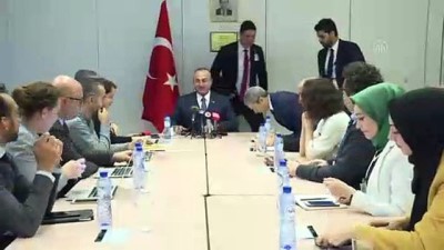Dışişleri Bakanı Çavuşoğlu, NATO toplantısını değerlendirdi - BRÜKSEL 