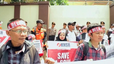 hukumet - Endonezya'da Arakanlı Müslümanlara destek gösterisi - CAKARTA  Videosu