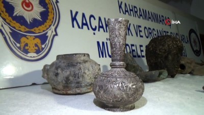 kacak -  Kahramanmaraş’ta tarihi eser kaçakçılığı operasyonu  Videosu