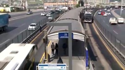 kacak -  Metrobüse kaçak binmek isteyen çocuklar E-5’te tehlike saçtı...O anlar kamerada  Videosu