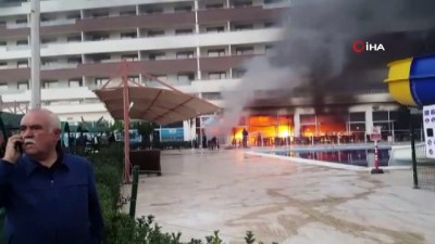 kazan dairesi -  Oteldeki yangın böyle başladı  Videosu