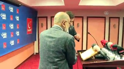 engelli vatandas - Saadet Partisi Genel Başkanı Karamollaoğlu: 'Biz kimseyle düşman değiliz' - ANKARA  Videosu