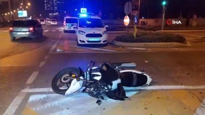  Samsun'da tıra çarpan motosiklet sürücüsü ölümden döndü 