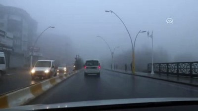 ucak seferleri - Ağrı'da yoğun sis  Videosu