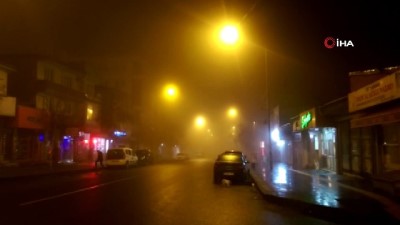 Ardahan'da sis ulaşımı aksattı 