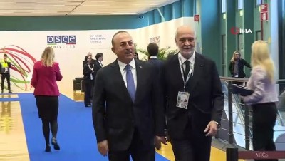  -Bakan Çavuşoğlu, AGİT Toplantısı'nda 