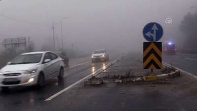 hatali sollama - Bolu Dağı'nda sis ve sağanak - DÜZCE  Videosu