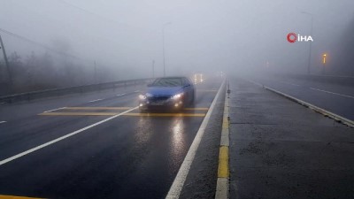 guzergah -  Bolu Dağı'nda yoğun sis  Videosu