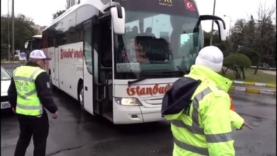 gard - Otogarda 'kış lastiği' denetimi - İSTANBUL  Videosu