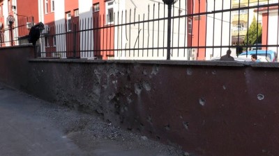 roketli saldiri - PYD/PKK'nın roketli saldırısı - Ağız ve Diş Sağlığı Merkezi'nde patlamanın izleri silindi - KİLİS Videosu