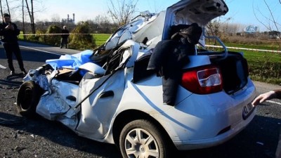 direksiyon -  Samsun’da feci kaza: 2 ölü Videosu