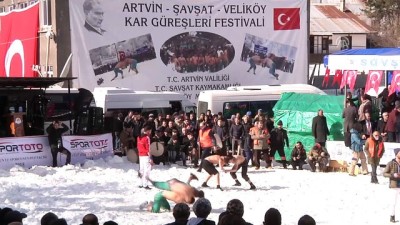 karakucak guresleri - 23. Uluslararası Kar Üstü Karakucak Güreşleri - ARTVİN Videosu