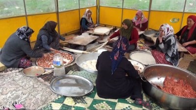 icli kofte -  Afrin'deki kahraman mehmetçiğe yöresel yemekler gönderildi Videosu