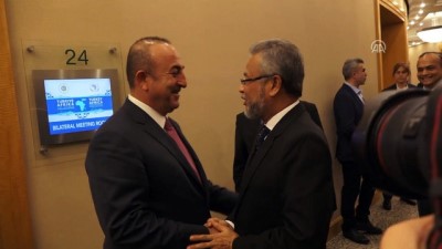 Dışişleri Bakanı Çavuşoğlu, D-8 genel sekreteri Shaari ile görüştü - ENCEMİNE