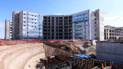 sehir hastaneleri - Konya Şehir Hastanesi hızla yükseliyor  Videosu