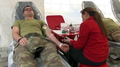 Zeytin Dalı Harekatı'na destek - Jandarmadan kan bağışı - HATAY 