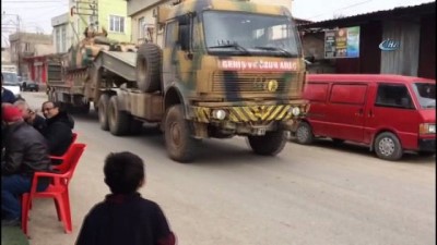 gesi -  Afrin sınırına askeri sevkıyat sürüyor Videosu