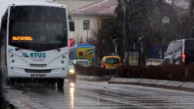 Kar yağışı başladı (2) - EDİRNE