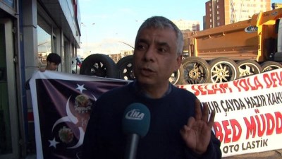  Cumhurbaşkanının ziyaret ettiği İskitler esnafından Zeytin Dalı Harekatına tam destek