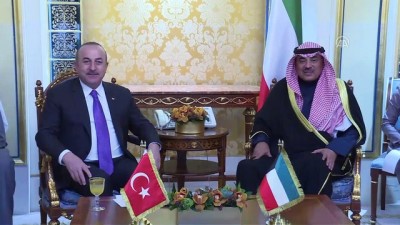 Dışişleri Bakanı Çavuşoğlu, Kuveyt ve Iraklı mevkidaşları ile görüştü - KUVEYT