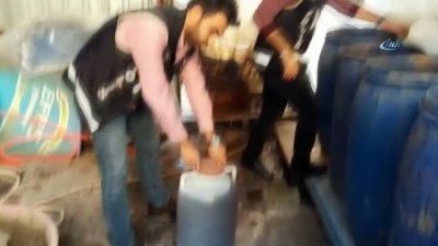 kacak -  Kaçak içki operasyonu... 2 bin 400 litre kaçak içki ele geçirildi  Videosu