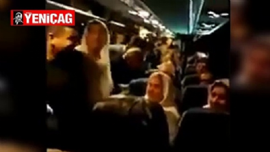 Şehitlerimiz geldiği saatlerde HDP otobüsünde halay 