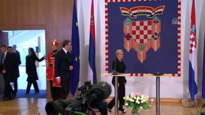 Sırbistan Cumhurbaşkanı Vucic, Hırvatistan'da - ZAGREB