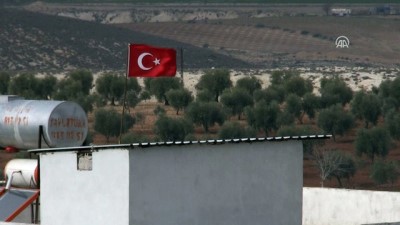 Zeytin Dalı Harekatı - Şeyh Horoz bölgesinde terör örgütüne ait sığınaklar vuruluyor - KİLİS