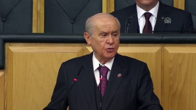 grup toplantisi - Bahçeli: “Almanya ülkemize sattığı tankların Afrin'de kullanılmasından rahatsızdır” - TBMM  Videosu