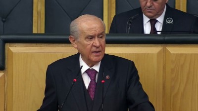 grup toplantisi - Bahçeli: “Kimse Türk milletine Menbiç'ten parmak sallamaya kalkışmasın” - TBMM  Videosu