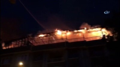 dogalgaz -  Başkent'te korkutan yangın Videosu