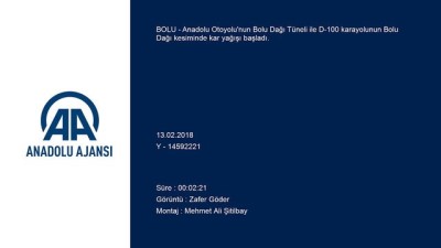 guzergah - Bolu Dağı'nda kar yağışı - BOLU  Videosu