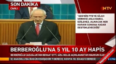 Kılıçdaroğlu'dan Enis Berberoğlu'nun aldığı cezaya ilişkin değerlendirme 