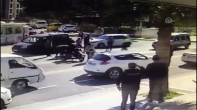 carpma ani - Motosiklet kazası güvenlik kamerasına yansıdı - MUĞLA Videosu