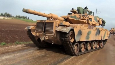 roketatarlar - Sınır hattında askeri araç sevkiyatı devam ediyor - HATAY Videosu