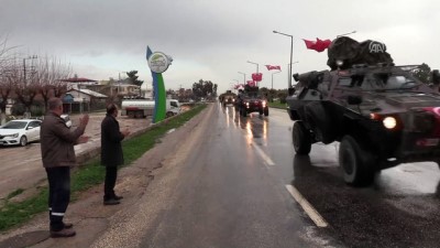 askeri arac - Takviye amaçlı gönderilen zırhlı araçlar Hatay'a ulaştı (2)  Videosu