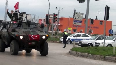 askeri arac - Takviye amaçlı gönderilen zırhlı araçlar Hatay'a ulaştı (2)  Videosu