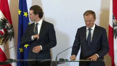 basin toplantisi - Tusk - Kurz ortak basın toplantısı - VİYANA Videosu