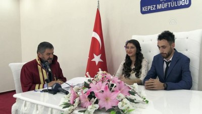 Antalya'da ilk müftü nikahı 'Sevgililer Günü'nde kıyıldı