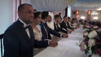 toplu nikah toreni - Başkentin Keçiören ilçesinde 14 çift dünyaevine girdi Videosu
