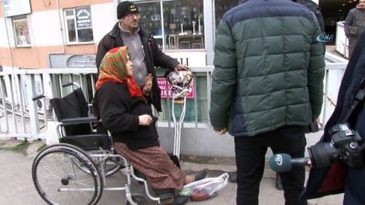 en yasli kadin -  Engelli kadın ‘yardım bahanesine 45 liramı çaldılar’ diye gözyaşlarına boğuldu Videosu